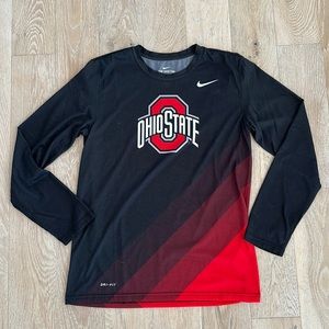 Men’s Nike Dry Fit Long Sleeve Ohio State Tee / Size Medium